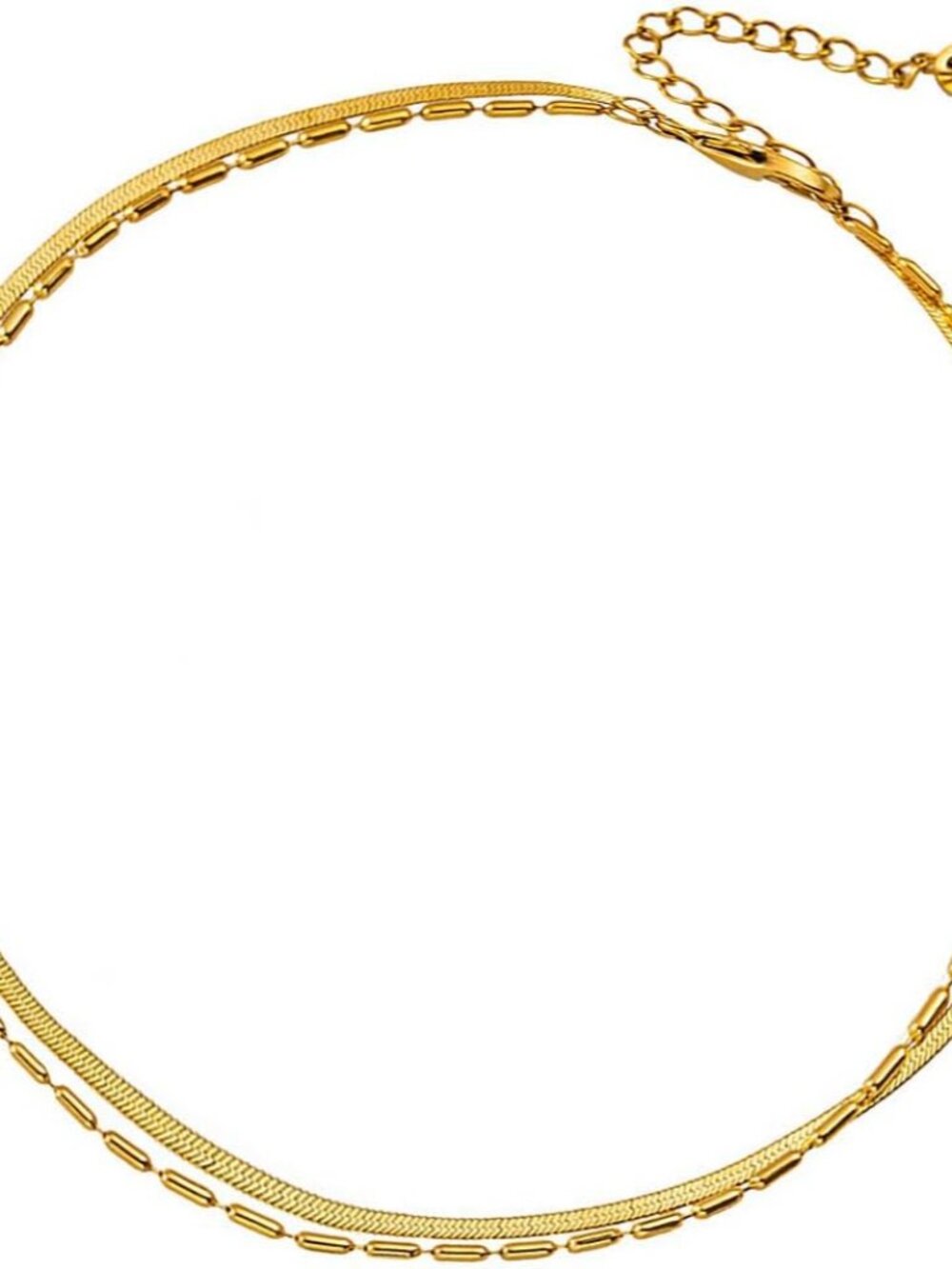 NEW Gold Layered Chain anklet adjustable